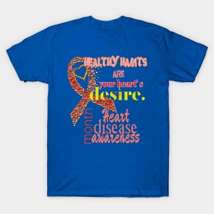 Heart disease awareness month T-Shirt